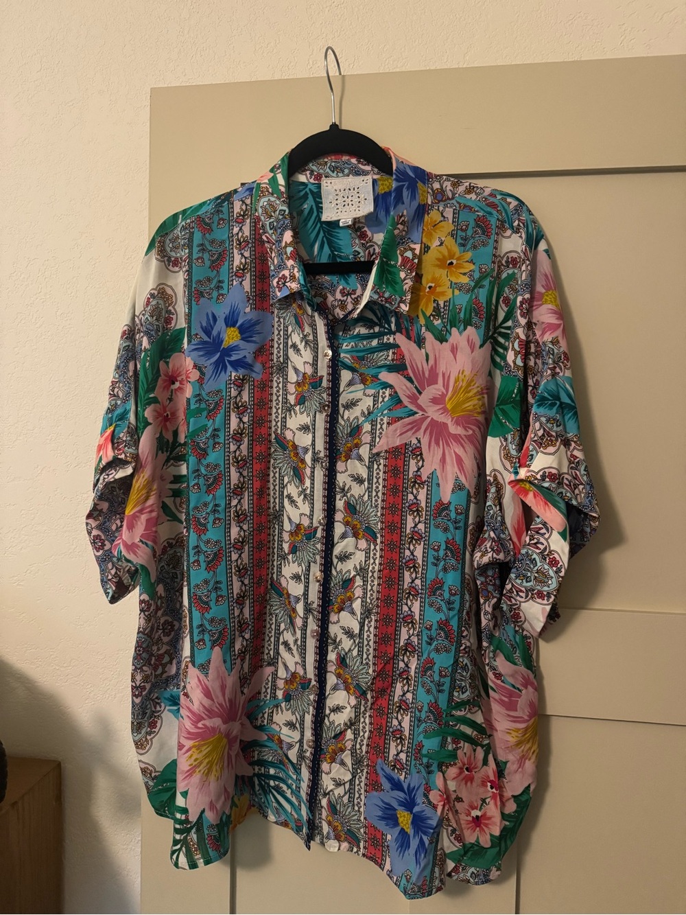 Johnny Was XL floral top